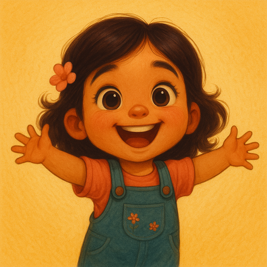 Child with imagination